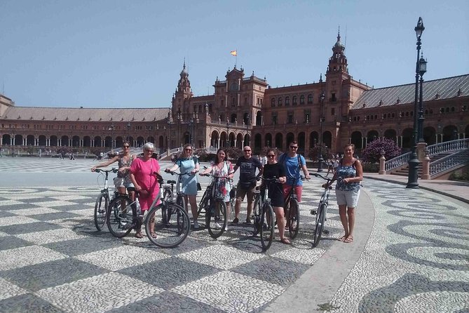 3-hour Guided Bike Tour along the Highlights of Seville - Parque de Maria Luisa: where you slow down for shade, ceramics, and coffee