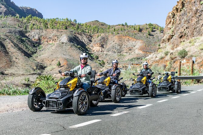 3 Wheel Motorcycle like Quad/Buggy Tour Gran Canaria (Maspalomas) - Group size and sharing: how your day may work with another adult
