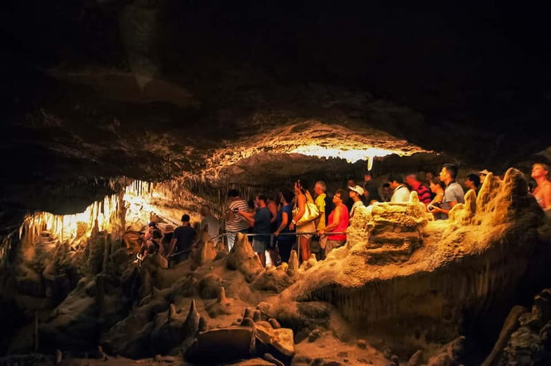 Alcudia: Caves of Drach Tour from the North with Boat Trip - Pearl Stop at Majorica: Interesting Craft, Hard Sell for Some