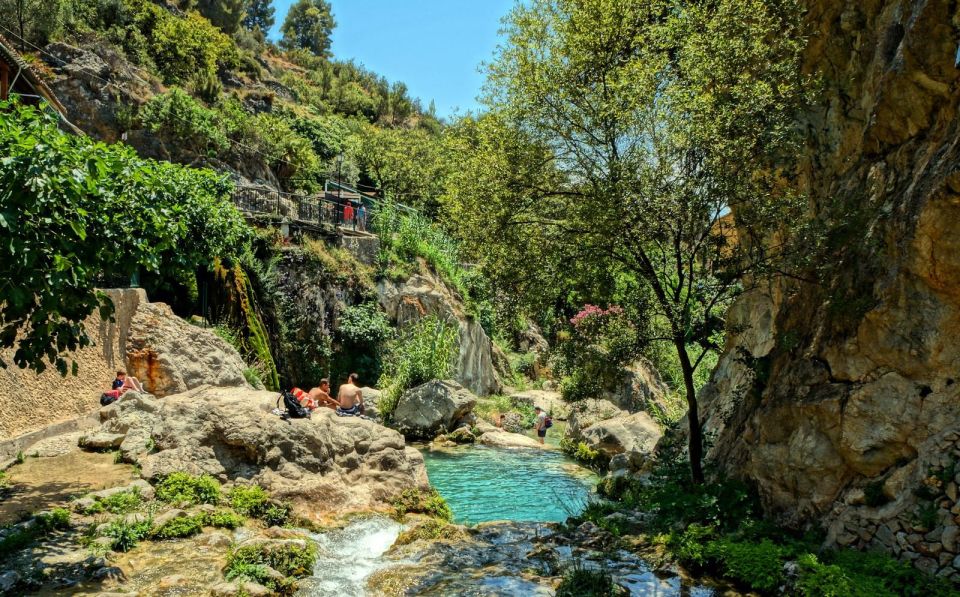 Algar Waterfalls Coach Trip - From Albir & Benidorm - Water access, swim spots, and how to handle changing rules