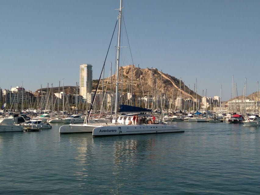 Alicante: 2-Hour Late Afternoon Catamaran Cruise - Meeting at Adventurer Catamaran: where to stand and when