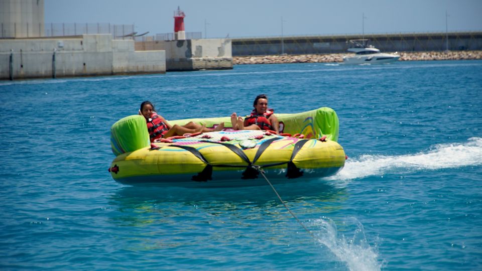 Alicante: Boat Powered Crazy Sofa Ride - Safety Gear That’s Actually Included (Not Just Promised)