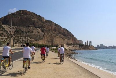 Alicante City & Beach Bike Tour - Santa Bárbara Castle views without a day-long climb