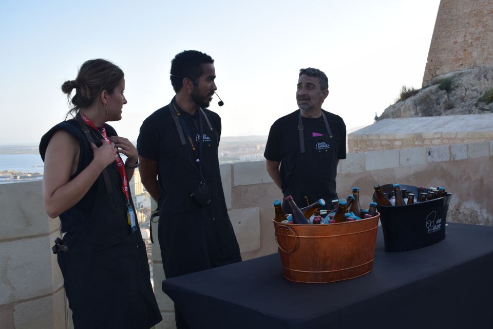 Alicante: Craft Beer Tasting at Santa Barbara Castle - Four craft beers and castle views at Santa Bárbara