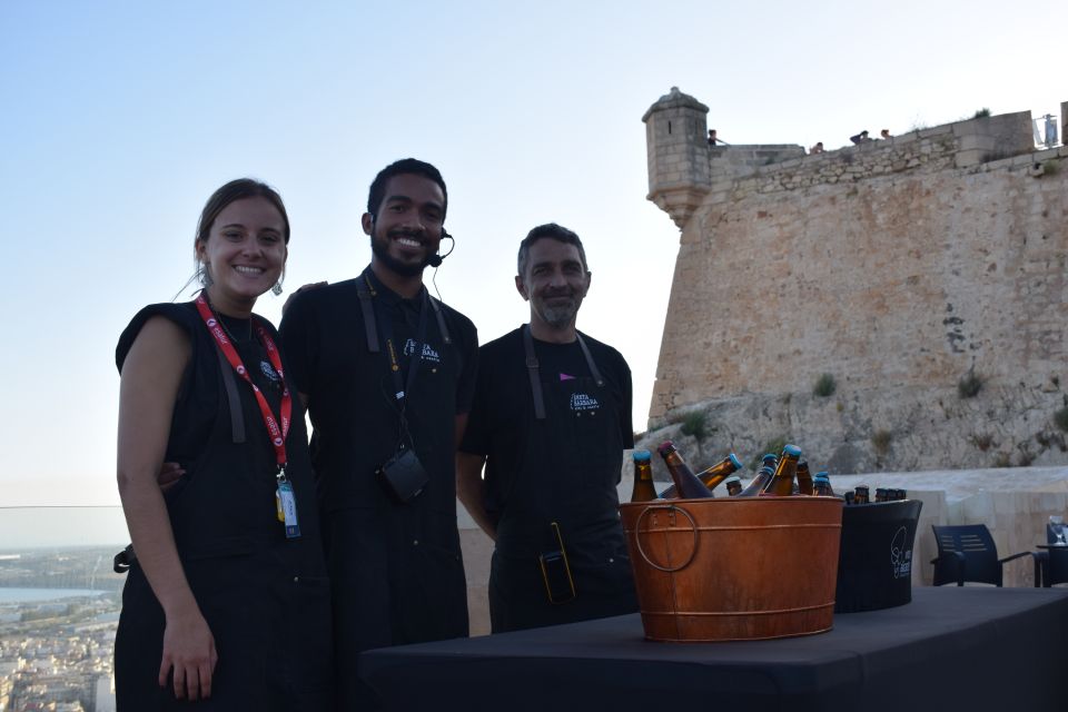 Alicante: Craft Beer Tasting at Santa Barbara Castle - The tasting flow at Baluarte de la Contramina (about 50–60 minutes)