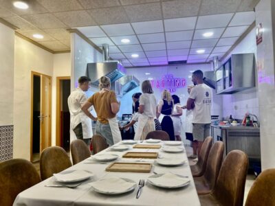Alicante Paella Cooking Class, Tapas, Drinks and Market - Hands-on paella coaching in a purpose-built kitchen