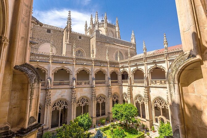 All-Inclusive Day Trip to Toledo with Priority Entry 7 Monuments - Alcázar of Toledo: Fortress Views and Charles I to Franco-Era Rebuilding