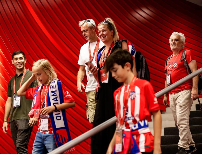 Atlético de Madrid: Guided Stadium Tour with Museum Entry - Down the players’ tunnel and onto the field: where the stadium becomes real