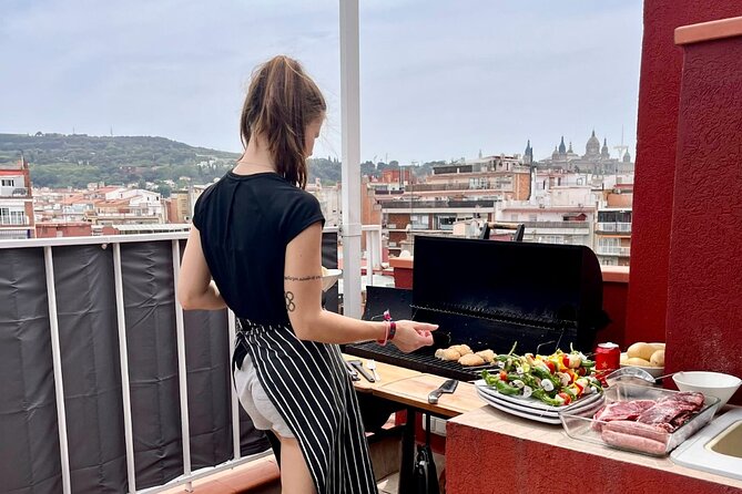 Barbecue in a penthouse in the center of Barcelona with a chef - The Evening Plan: From Cava Aperitif to Grilled Pineapple