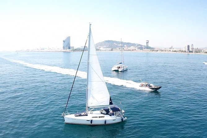 Barcelona 2-hour Private Boat Tour with Cava and snacks - Montjuïc From the Water: The First Big View Hit