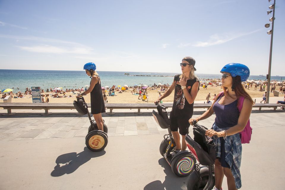 Barcelona: 3-Hour Segway Sightseeing Tour - W Hotel terrace: panoramic coastline break