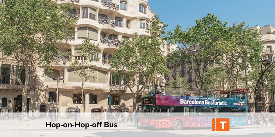 Barcelona: All-Inclusive City Pass & Public Transport Option - Getting around with the 24-hour hop-on bus plus the airport public transport option