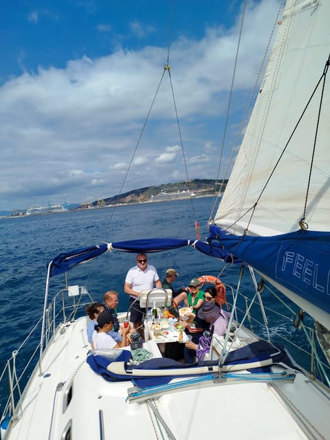 Barcelona Badalona : Sailboat Tour, Snacks, Drinks, Swimming - Small-group sailing with Jean: why the host changes the trip