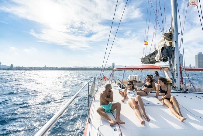 Barcelona Catamaran Cruise with Tapa & Drink Included - The route highlight reel: the monuments you’ll spot from sea level