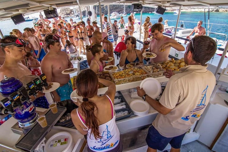 Barcelona: Catamaran Party Cruise with BBQ Meal - Dancing on the return: how the second sailing feels