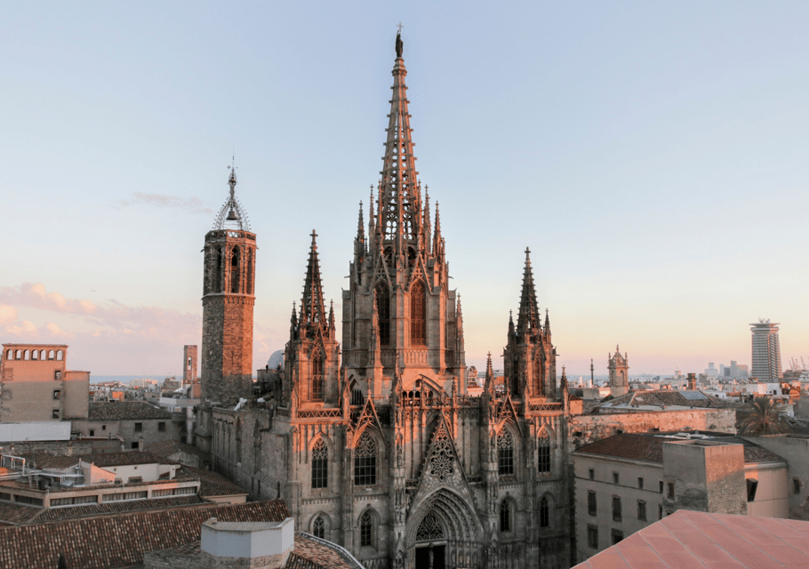 Barcelona Cathedral: Ticket, Guided Tour and VR Experience - Terrace and Rooftop Views: Your Barcelona Payoff (With a Stairs Reality Check)