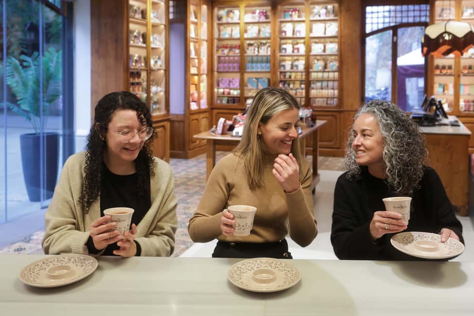 Barcelona & Chocolate Amatller History and Culture + Activity and Tasting - The store portion in Plaça de les Olles: samples and browsing with purpose