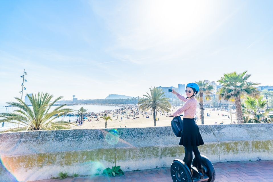 Barcelona: City and Seafront Guided Segway Tour - Port Vell to Barceloneta: Cruise Ships, Beaches, and Palm Trees