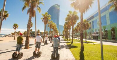 Barcelona: City Highlights Segway Tour - Meeting at Passatge de la Canadenca, inside the Tres Xemeneies gardens
