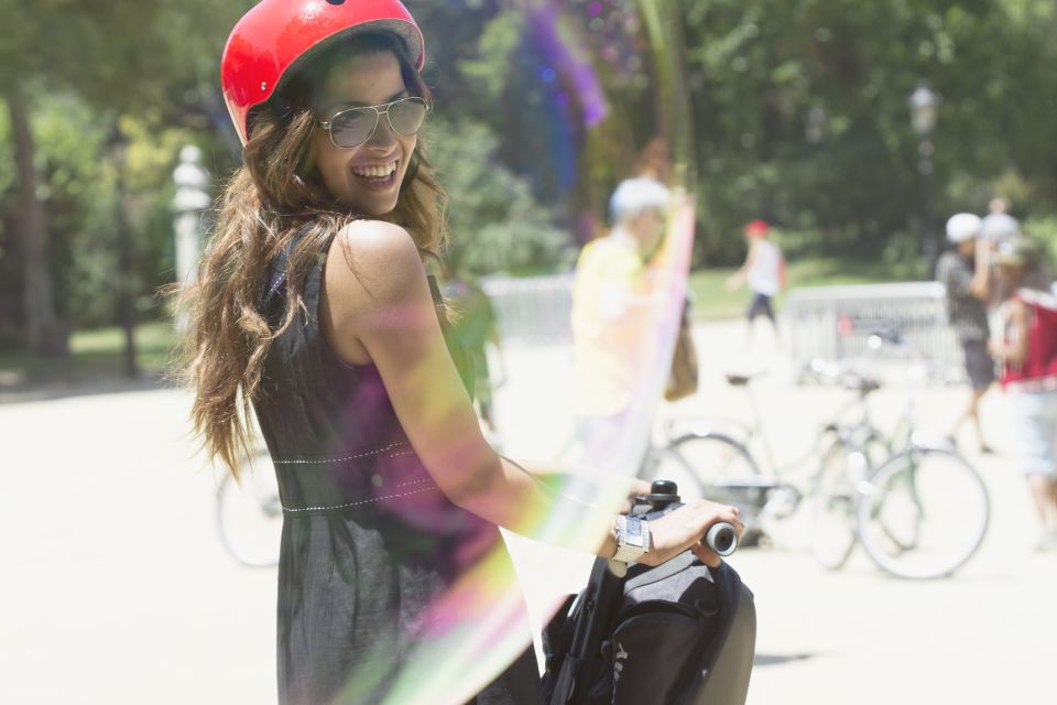 Barcelona: City Highlights Segway Tour - Arc de Triomf and La Monumental: walkways, entrances, and design details