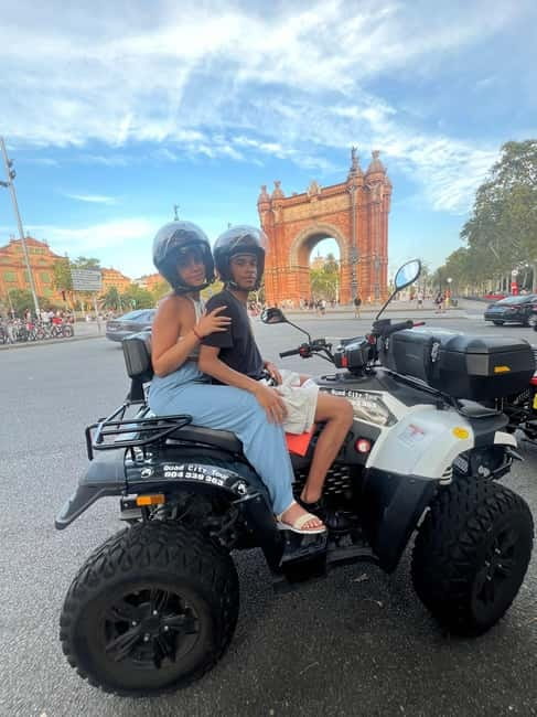 Barcelona: City Sights Electric Quad Tour - Sagrada Familia from the Outside: Towers, Details, and Timing