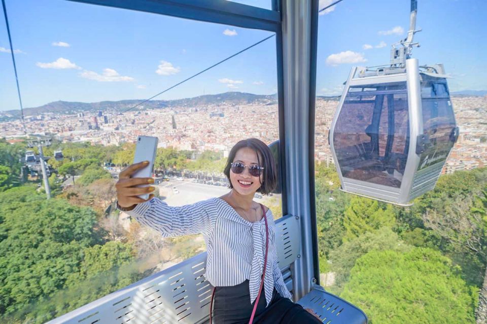 Barcelona: E-Bike Tour with Montjuic Cable Car & Boat Ride - Montjuïc Castle and Viewpoints: Where Photos Meet Real Terrain