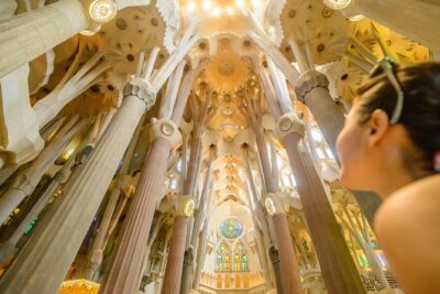 Barcelona eBike Small Group Tour with entrance to Sagrada Familia - Greet, Helmet, Go: Meeting at Plaça de Sant Agustí Vell