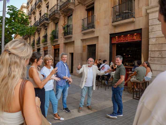 Barcelona: El Born and Gothic Quarter Wine & Tapas Bar Tour - 9 tastings and 4 glasses: what you get for $81