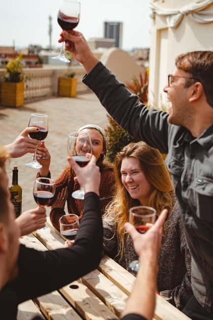 Barcelona: Fun & Unpretentious Rooftop Wine Tasting - Sunset Views Over Barcelona: Rooftop Setting and How to Find It