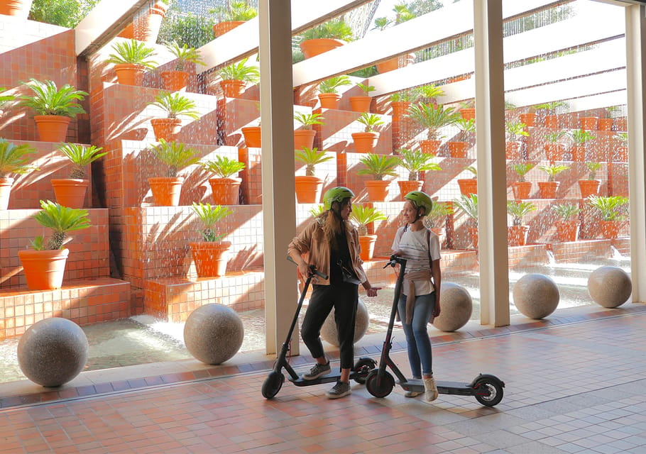 Barcelona: Gaudi Highlights Guided Tour by Electric Scooter - Past the Museum Zone and La Monumental: Where History Shows Up Briefly