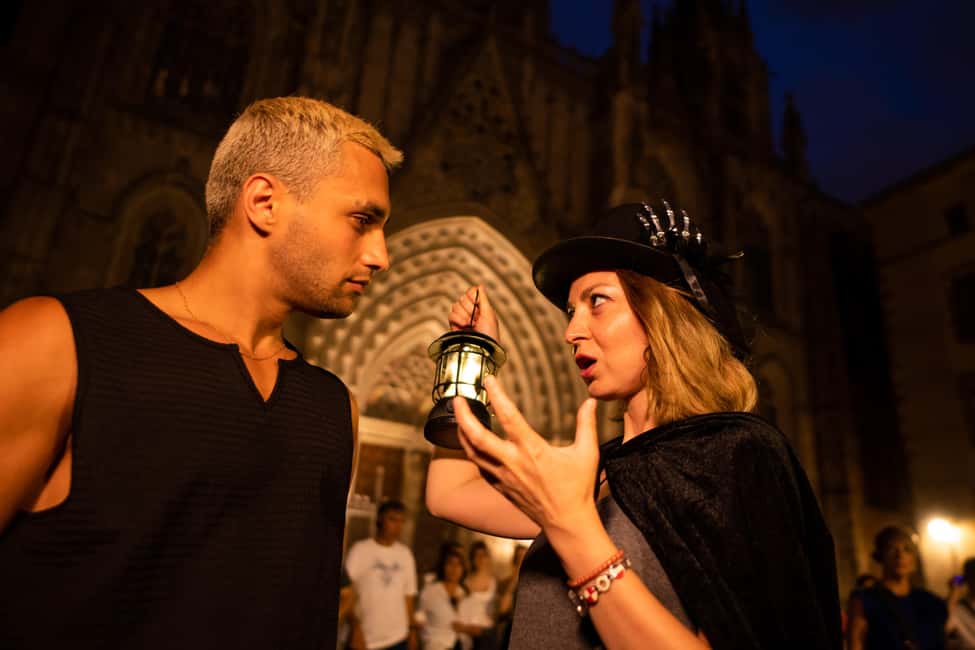 Barcelona: Gothic Quarter Tour Dark History & Ghosts Tour - The Finish at Basílica de Santa Maria del Mar