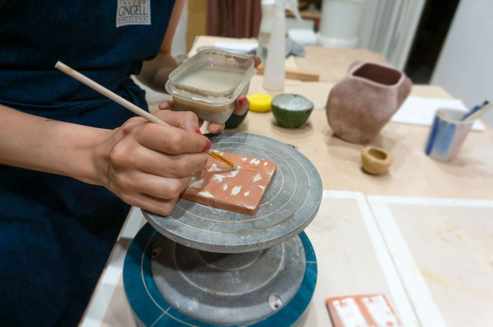 Barcelona: Handmade Ceramic Tiles Workshop - AMACO Velvet Underglazes and the real joy of hands-on decorating