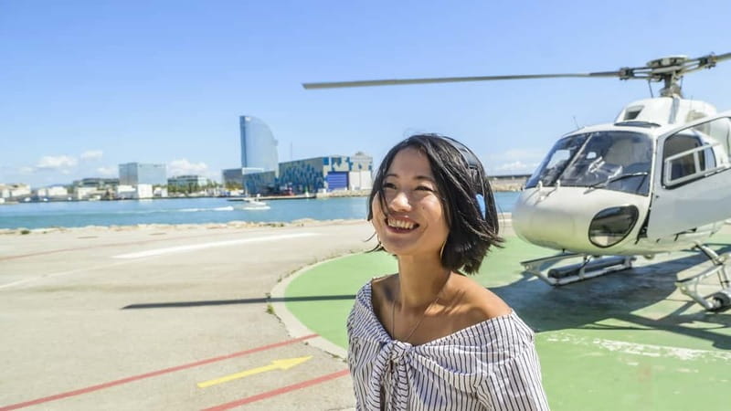 Barcelona: Helicopter Flight & Heliport Boat Transfer - The helicopter flight: coastline, Agbar Tower, and Gaudí from above