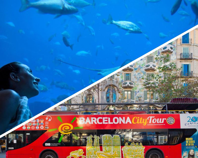 Barcelona: Hop-On Hop-Off Bus & Aquarium Tour - How the 24 or 48-Hour Hop-On Hop-Off Ticket Fits Real Life