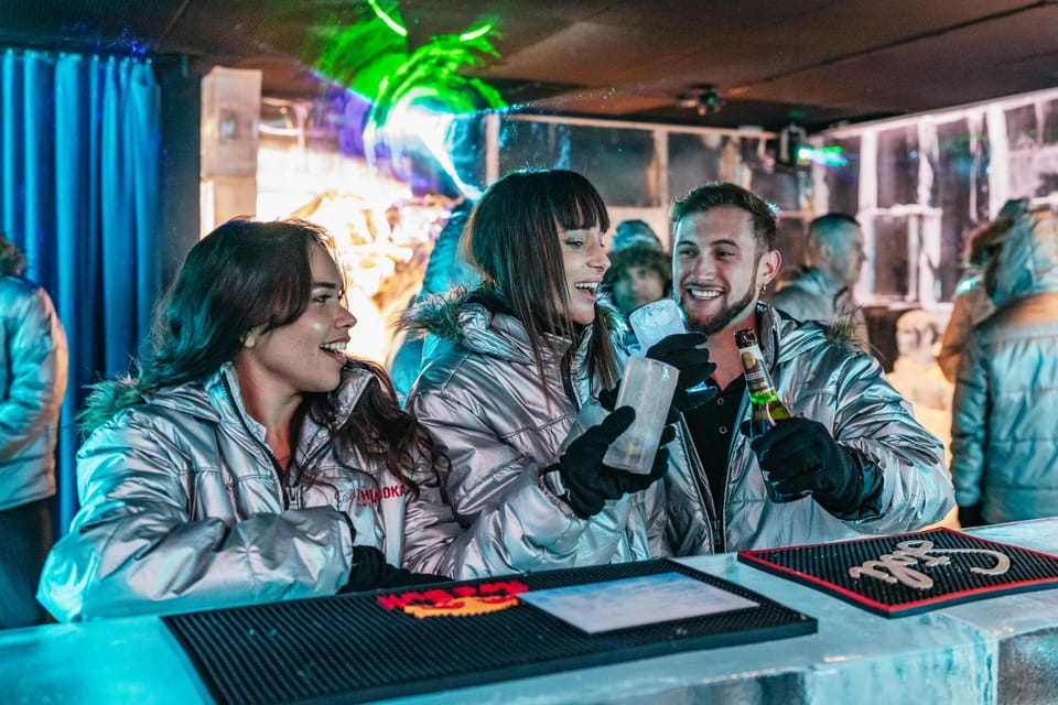 Barcelona: Icebar experience, located at the beach !! - Warm gear makes or breaks it (so dress like you’ll be outside)