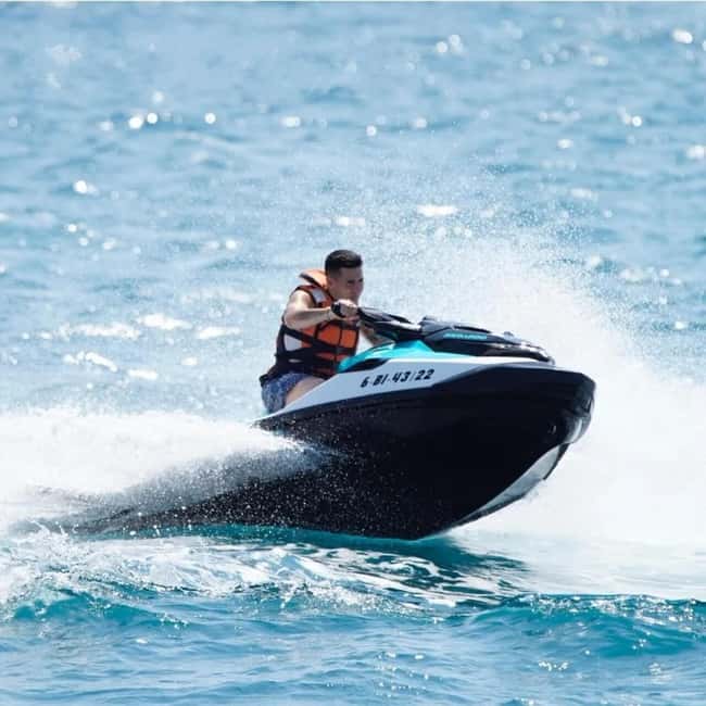Barcelona: Jet Ski Ride 1 or 2 People w/ Instructor Included - The Guided Ride Timing: 20 Minutes to 1 Hour (How to Choose)