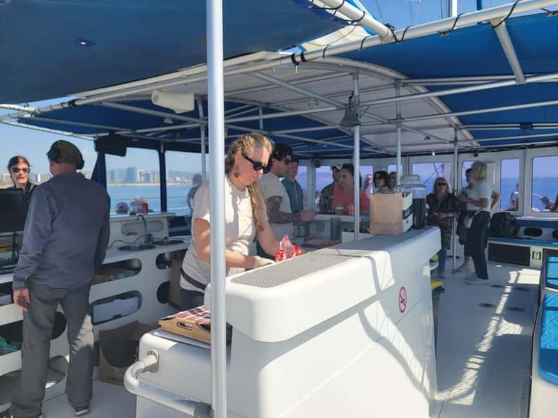 Barcelona: Luxury Catamaran Sunset Cruise - Local snacks and the pause that makes the sunset feel better