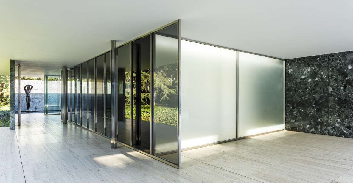 Barcelona: Mies van der Rohe Pavilion Ticket and Audio Guide - Wheelchair Access: A Comfortable Yes for Mobility