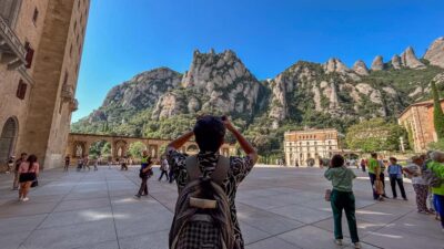 Barcelona: Montserrat, Black Madonna, Rack Railway & Liquors - Getting Oriented at Monistrol de Montserrat