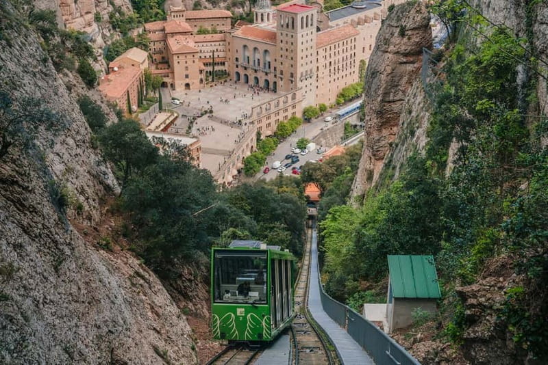 Barcelona: Montserrat Monastery and Natural Park Day Trip - The summit rail rides: funicular views without wasting the day
