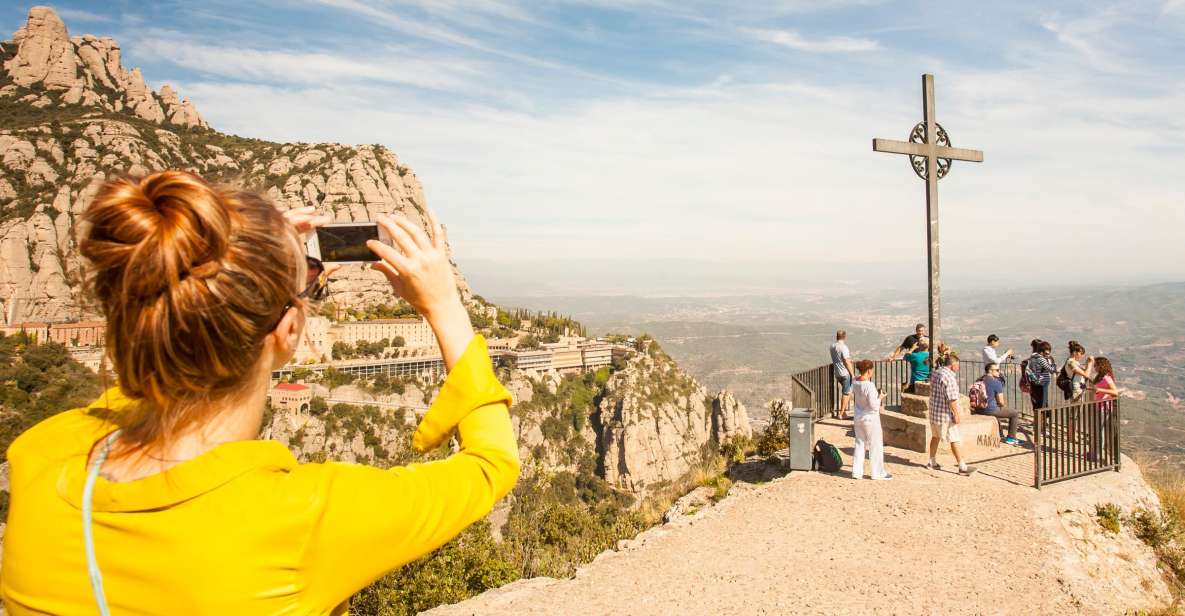 Barcelona: Montserrat with Winery Visit and Farmhouse Lunch - Getting up Montserrat: funicular, trails, and a choose-your-own-view plan