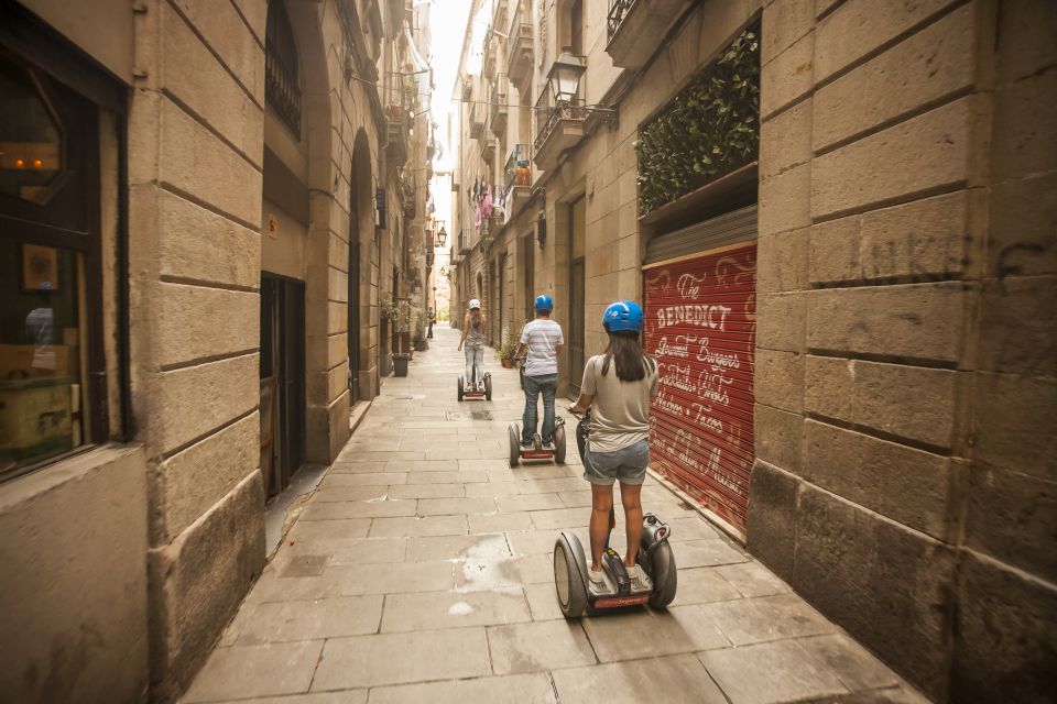 Barcelona: Old Port and Gothic Quarter Guided Segway Tour - Roman Walls to Cathedral Views: Why This Stop Works