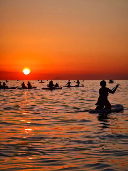 Barcelona: Paddleboarding at Sunrise. Includes: instructor, photos, equipment - Price and value: what $29 buys in Barcelona