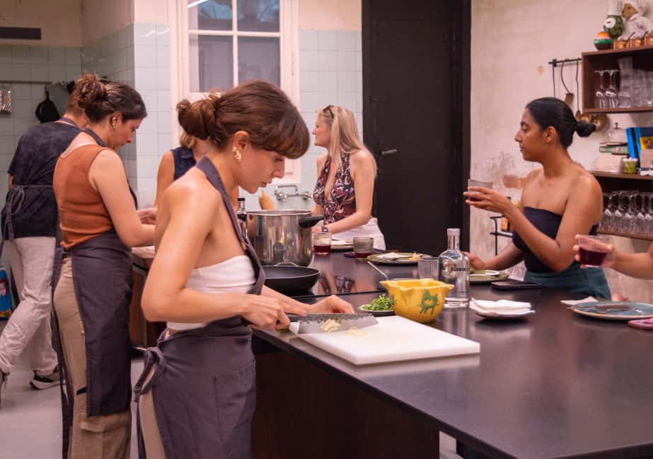 Barcelona: Paella & Tapas Cooking Class with Sangria - Your menu: mussels marinera, squid, pan con tomate, and seafood paella