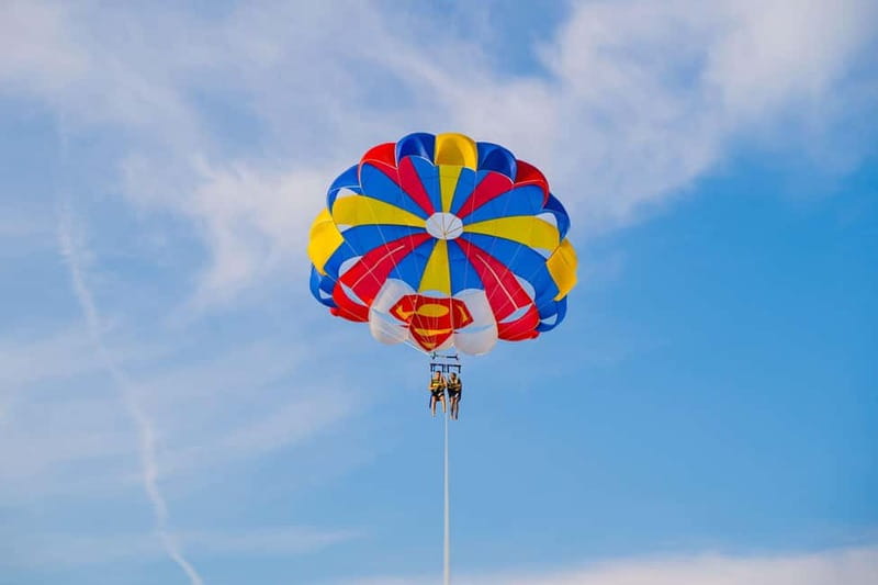 Barcelona: Parasailing magic flight and views above the sea - First stop: Brutal WaterSports on the Barcelona coast
