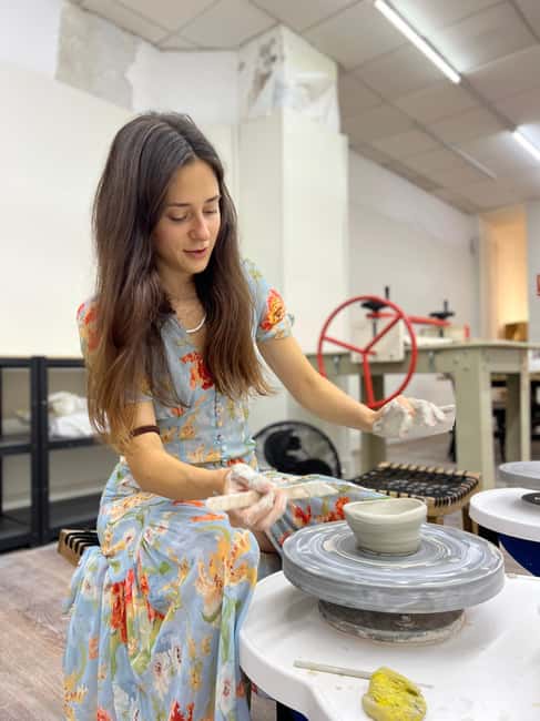 Barcelona: Pottery Wheel Class for Beginners - Wheel throwing basics: centering, shaping, and making your own cup or bowl