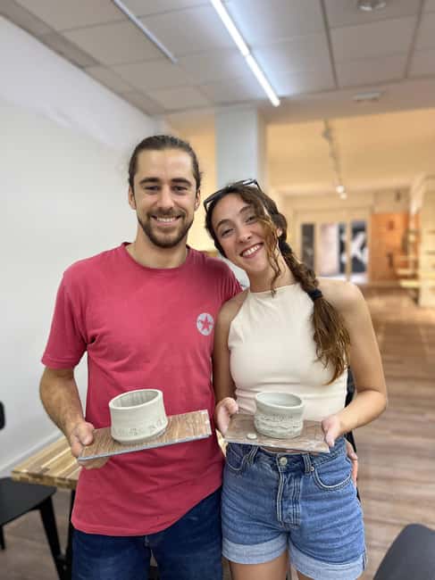 Barcelona: Pottery Wheel Class for Beginners - Before you sit at the wheel: studio welcome and your first lesson