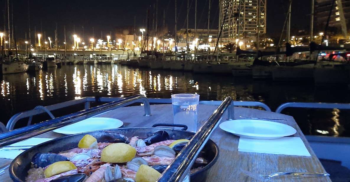 Barcelona: Private Evening Cruise with Dinner and Drinks - The Dinner Part That Matters: Paella, Drinks, and Timing