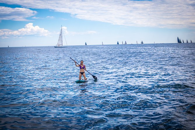 Barcelona Private Sailing Tour with Drinks for Family and Friends - Mediterranean swim break: toys, timing, and the “rough water” reality