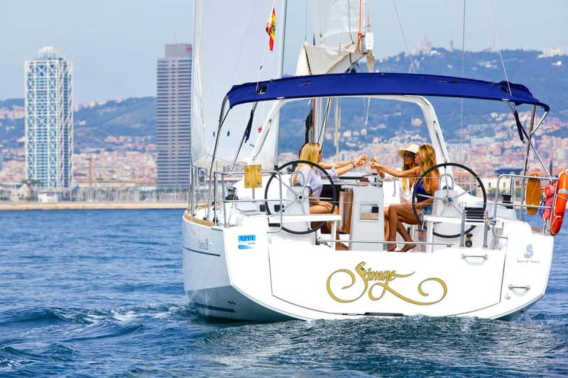 Barcelona: Private Sailing Trip with Drinks & Snacks (max 9) - Barcelona Skyline From Water: Golden Fish, Super Yachts, and Twin Towers